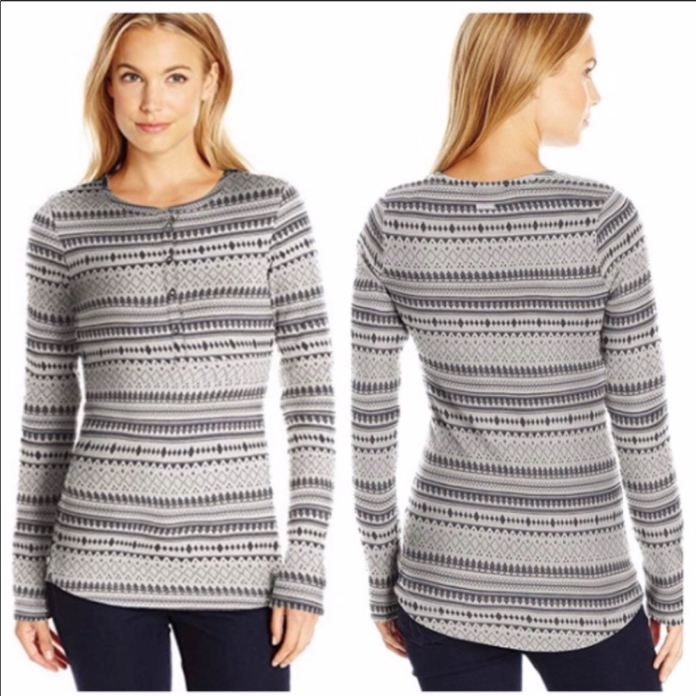 Columbia Aspen lodge Jacquard henley